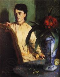 Edgar Degas Woman with Porcelain Vase France oil painting art